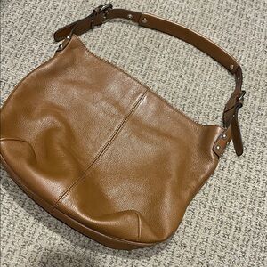 Brown handbag by Tignanello
